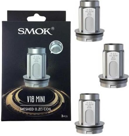 Smok Tfv18 Mini Coil Resistenze Ricambio - 3 Pezzi