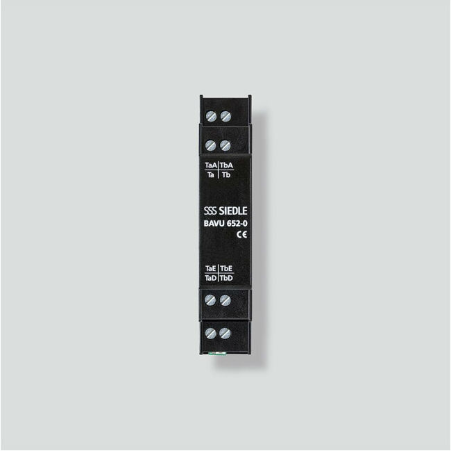 Siedle&Söhne; Répartiteur audio/vidéo bus asymétrique noir BAVU 652-0 (200049632-00)