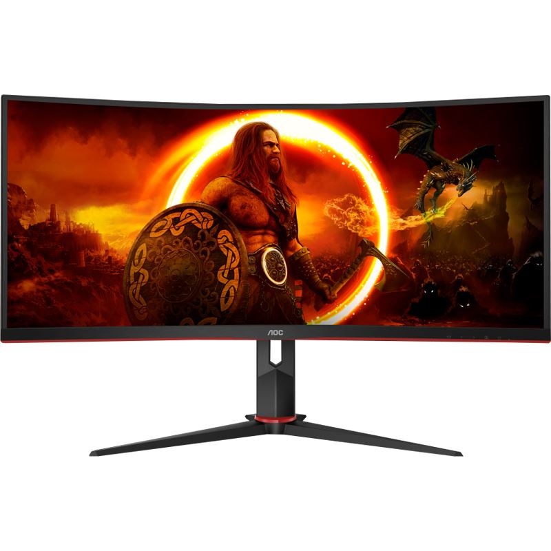 34" (86,36cm) AOC Curved CU34G2XP/BK schwarz 3440x1440 2xDisplayport 1.4 / 2xHDMI 2.0