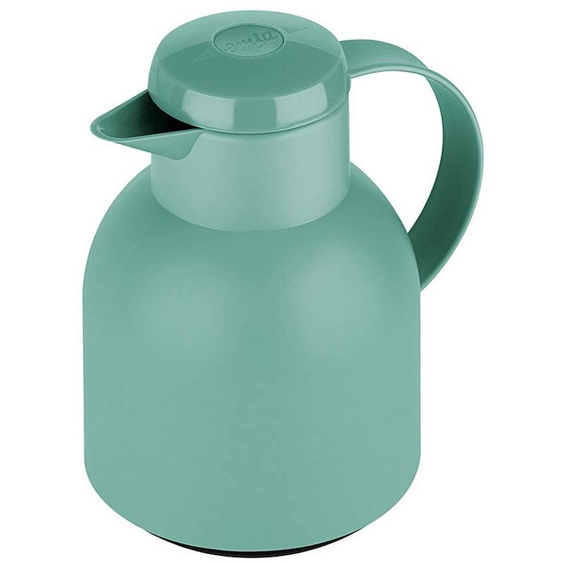 Emsa SAMBA Isolierkanne, 1 Liter (grün, QUICK PRESS Verschluss)