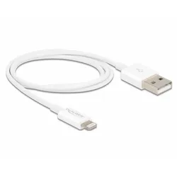 Delock USB iPhone iPad Cable 1 m White - USB-Kabel