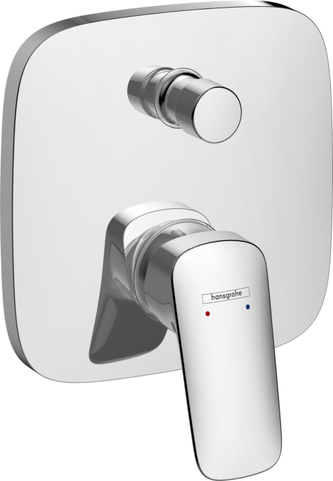Hansgrohe Logis Wannenarmatur 71407000 Unterputz Armatur, mit Sicherungskombination,chrom