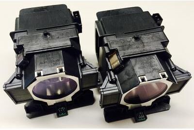 V13H010L82 Lamp & Housing TwinPack for Epson Projectors - 1 Year Warranty