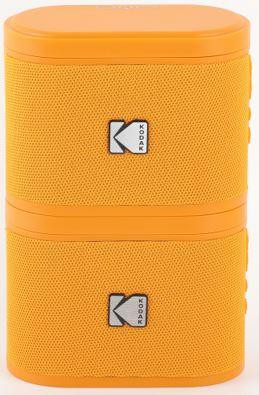Kodak SoundBrix Draadloze Stapelbare Speaker Overload Orange, 2 stuks