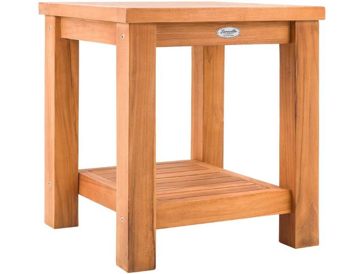 furnicato Beistelltisch Keaton 45x45x50 Naturholz Massivholz (1-St)