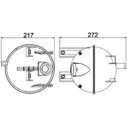 Ausgleichsbehälter Kühlmittel MAHLE CRT 4 000S für Ford Transit