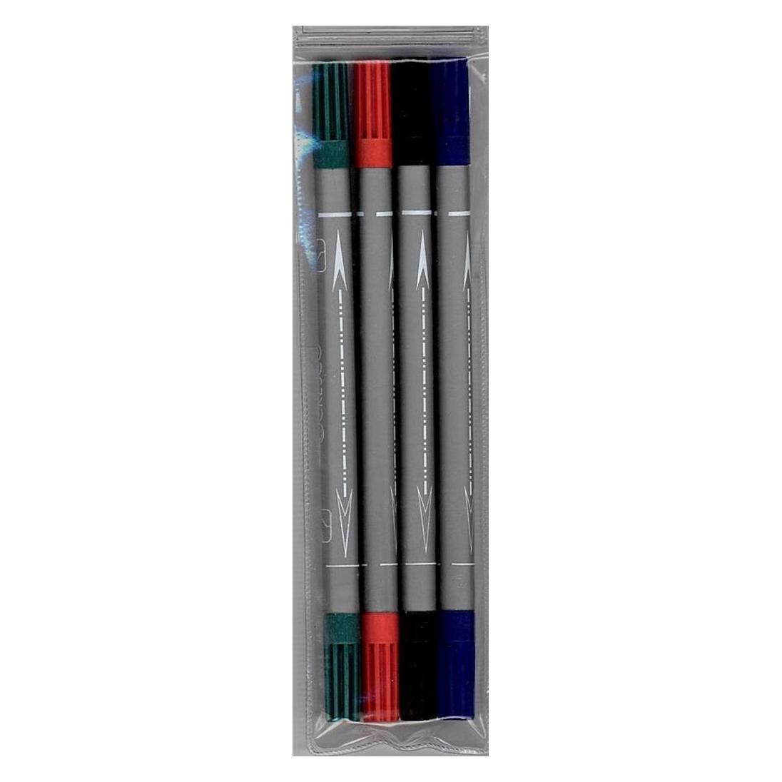 Cresco Doppelseitige Marker, 4 Farben (1x) (42093768)