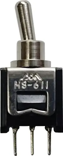 TRU Components 701505 611A Kippschalter 250 V/AC 0.15A 1 x Ein/Ein rastend