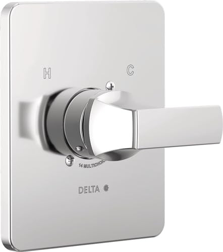 Delta Faucet Velum 14 serie doucheset met één functie en douchekop, Chroom