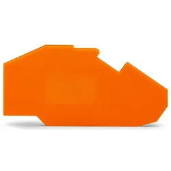 WAGO Abschlussplatte u. Zwischenplatte 782-317 orange