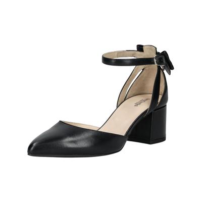 Pumps NERO GIARDINI "Nero Giardini Pumps Leder", Damen, Gr. 36, Leder, schwarz, Schuhe Pumps