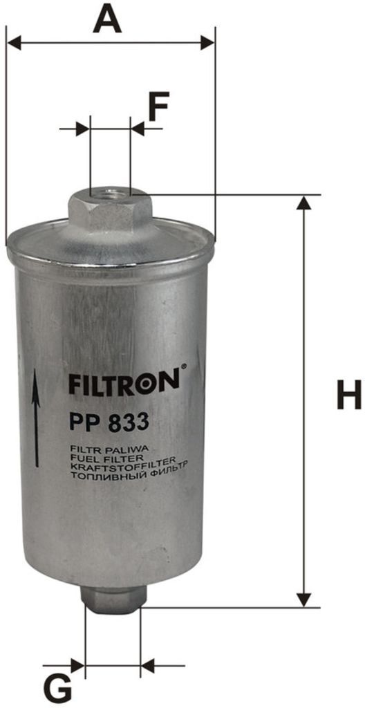 Filtron Filtro carburante PP833