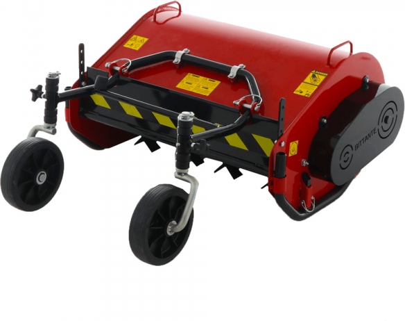 AgriEuro Premium Mulcher für Einachsschlepper schwere Einsätze 60 cm mit 2 Rädern mindestens 8 PS