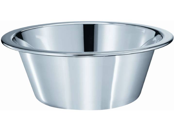Schüssel RÖSLE, silber (edelstahlfarben), B:20,8cm H:8,2cm L:20,8cm Ø:20cm, Edelstahl 18/10, Schüsseln, Schüssel, in Profiqualität für universellen Einsatz, spülmaschinengeeignet