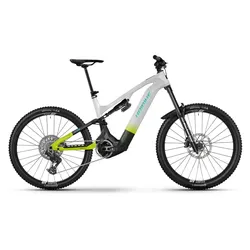 Haibike Hybe CF 11 High 2026 - sparkling white/splatter black/radiant green glänzend