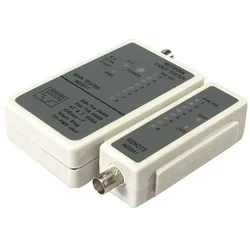 LogiLink Tester für RJ11-, RJ12-, RJ45- und BNC-Patchkabel, mit Remote Einheit