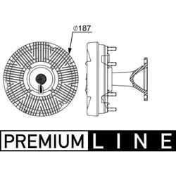 Kupplung Kühlerlüfter MAHLE CFC 248 000P