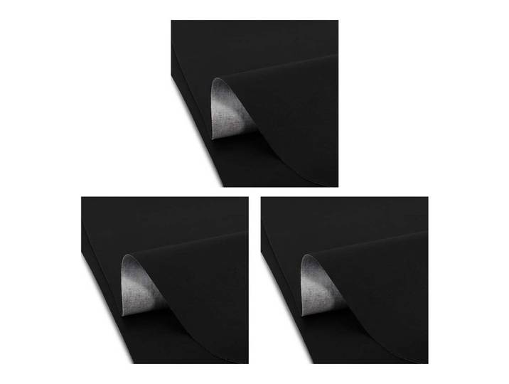 Tourtecs Sitzbank 3er-Set # Motorrad Sitzbank-Bezug Universal Schwarz