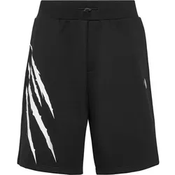 PLEIN SPORT Jogging-Shorts SCRATCH, Größe S in Schwarz 02