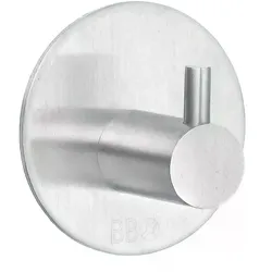 Smedbo Design Haken in Edelstahl gebürstet, Selbstklebend B1101