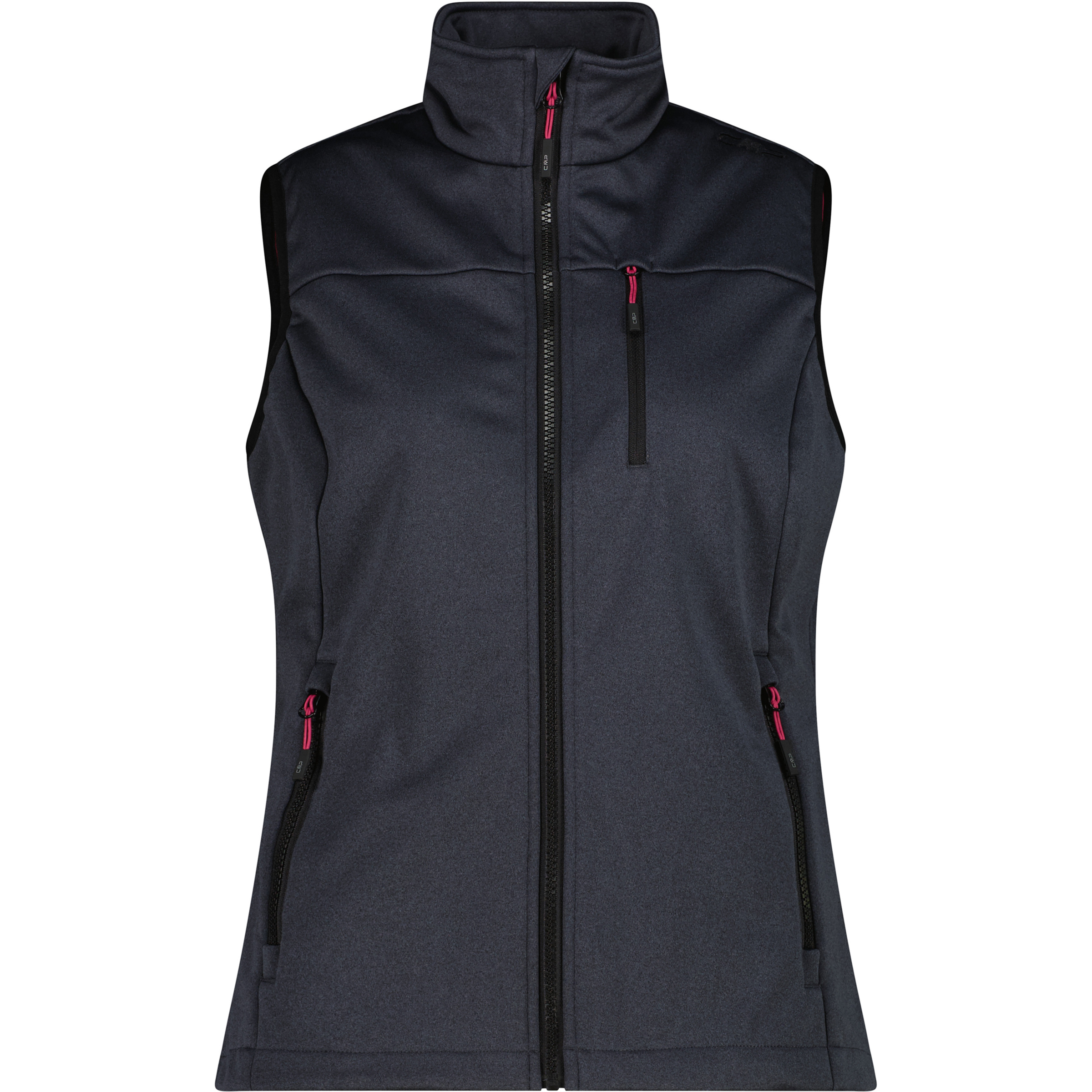 CMP Weste Damen Softshellwesten grau Größe S Trekking Wasserabweisend