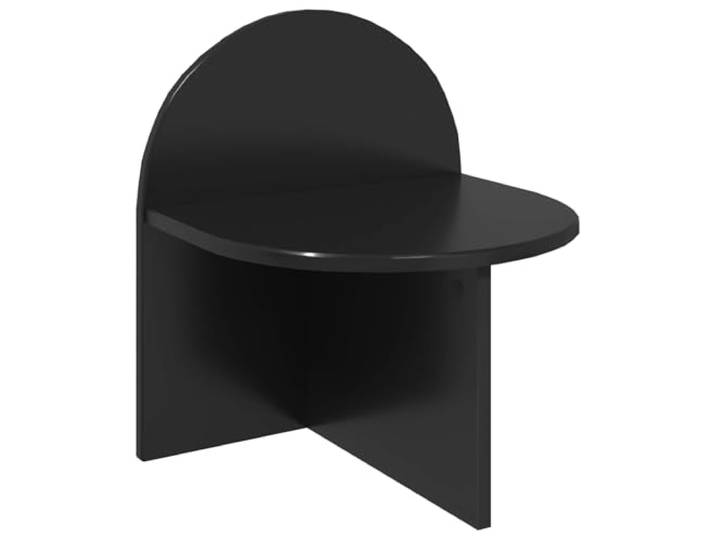 KUPTYERFG Nachttisch Schwarze Eiche 40x35,5x45,5 cm Holzwerkstoff Kompakter Beistelltisch für Schlafzimmer und Gästezimmer. Flexibel als Wandboard oder freistehend nutzbar.