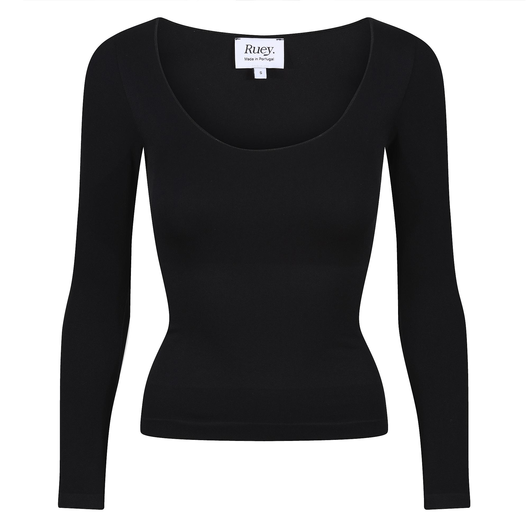 Damen Essentials Langarmshirt sculpting aus recyceltem Stretch im Everyday Fit