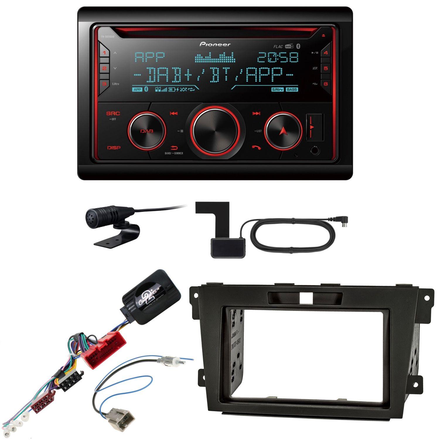 Pioneer FH-S820DAB USB Digitalradio Bluetooth MP3 Einbauset für Mazda CX-7