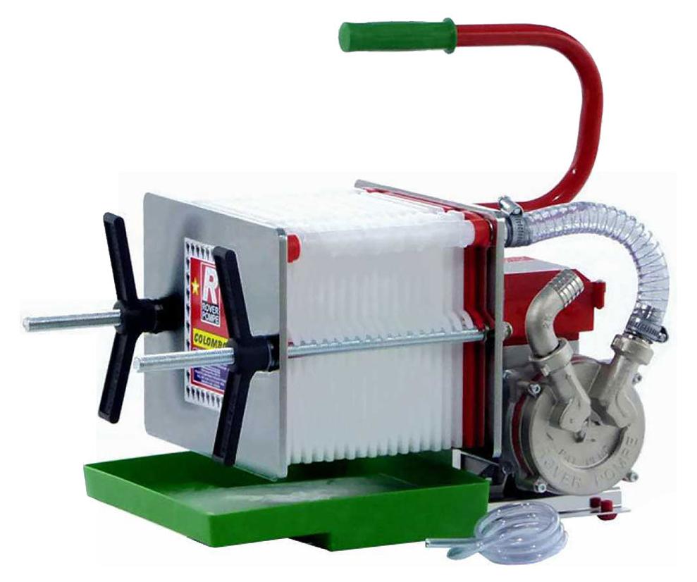 Mehrschichtfilter, gepresst, Marke 'Colombo Oil', Typ 18, für einen Druck von 0,9 bar, Durchflussmenge 200-300 Liter pro Stunde