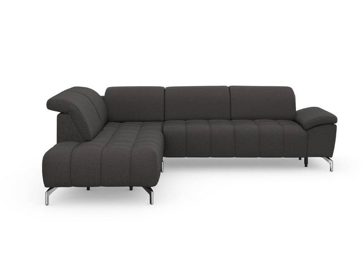 sit&more Ecksofa Cool L-Form, wahlweise mit Kopfteilverstellung und Vorziehsitz, motorisch