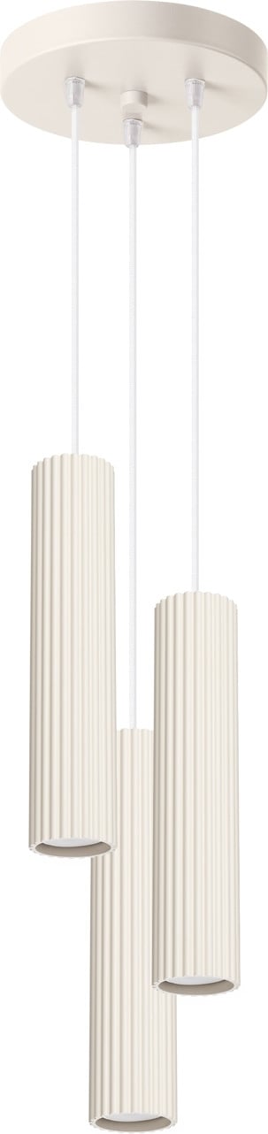 Lumilo Hanglamp AMBER GU10 Beige Aluminium