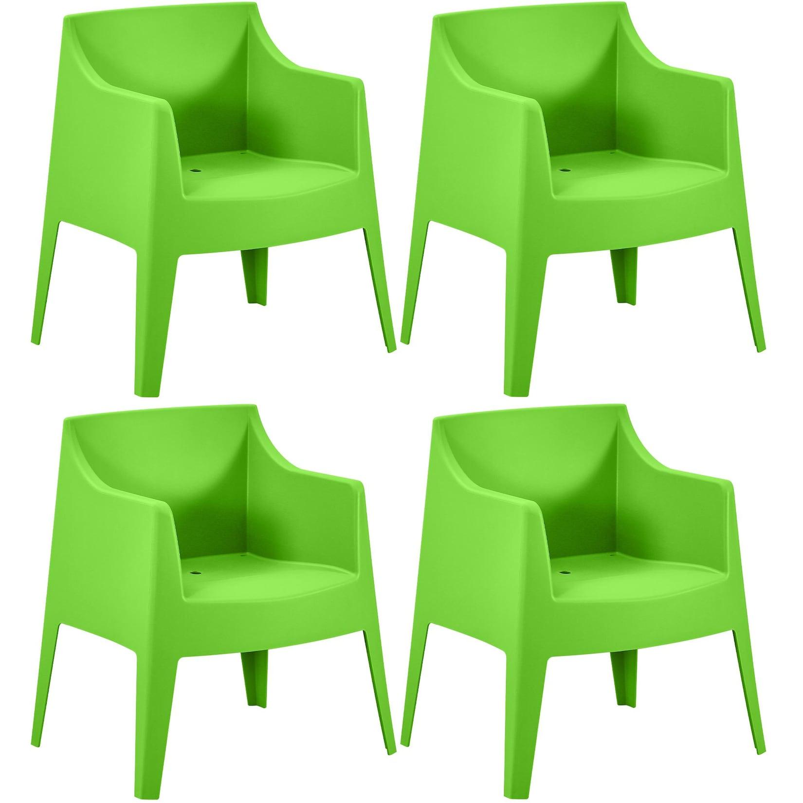 CLP 4er Set Stühle Bartal Farbe: grün