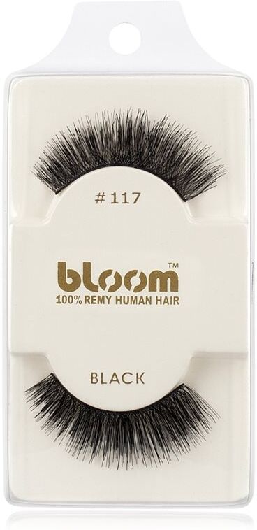 Bloom Natural faux-cils de vrais cheveux No. 117 (Black) 1 cm