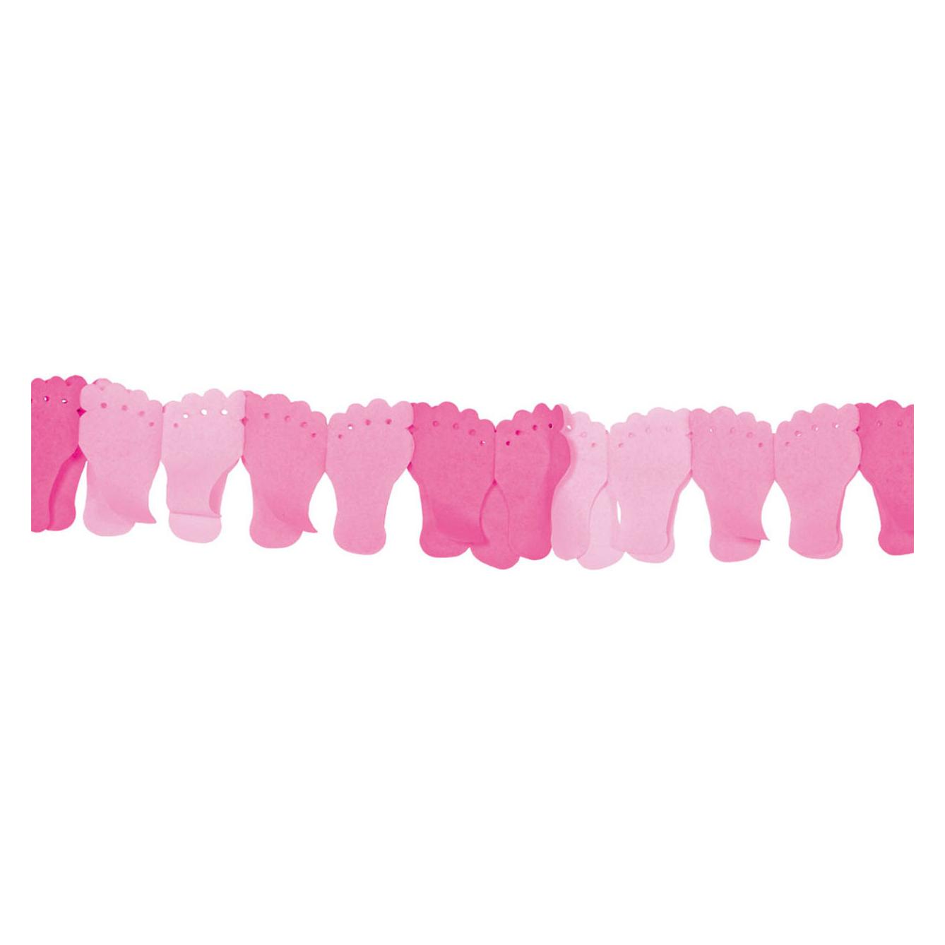 Folat Papier Girlande-Pink (1 Stk.) (04659)