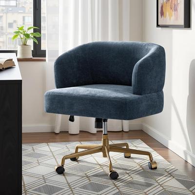 Jacqueline Modern Chenille Fabric Office Chair By HULALA HOME