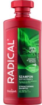 Farmona Radical Hair Loss champô fortificante para o cabelo fraco com tendência a cair 400 ml. Radical Hair Loss