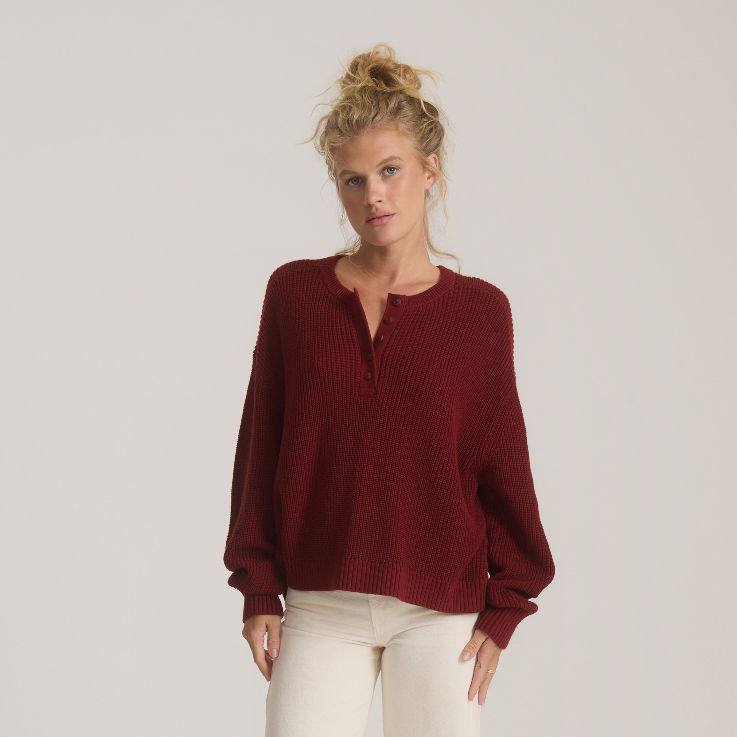 Roark Made To Fade Damen Pullover beige Größe S Lifestyle Hautfreundlich