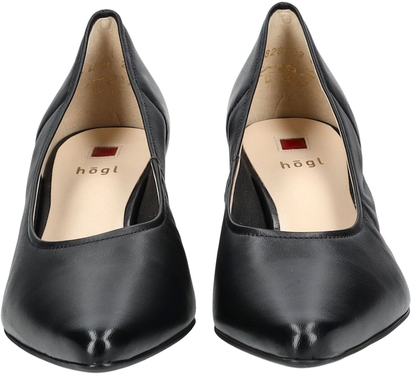 Pumps HÖGL "Högl Pumps Leder", Damen, Gr. 39, Leder, schwarz, Schuhe Pumps