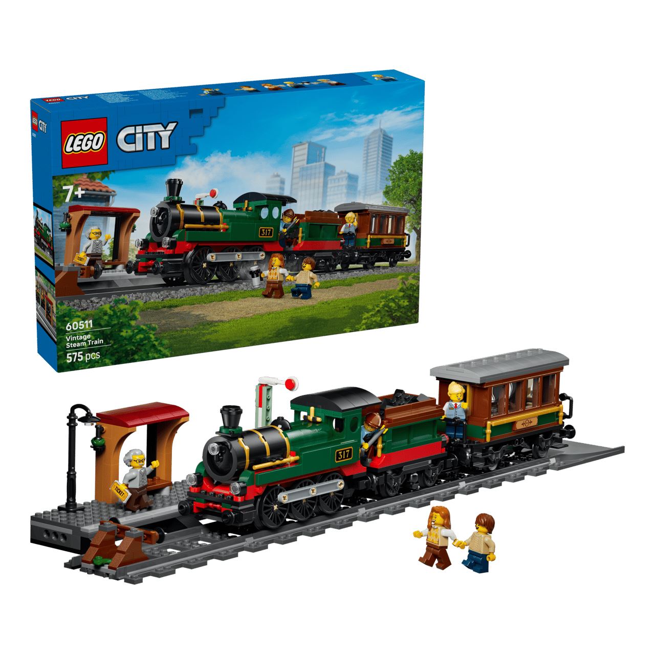 LEGO City 60511 Klassischer Dampfzug