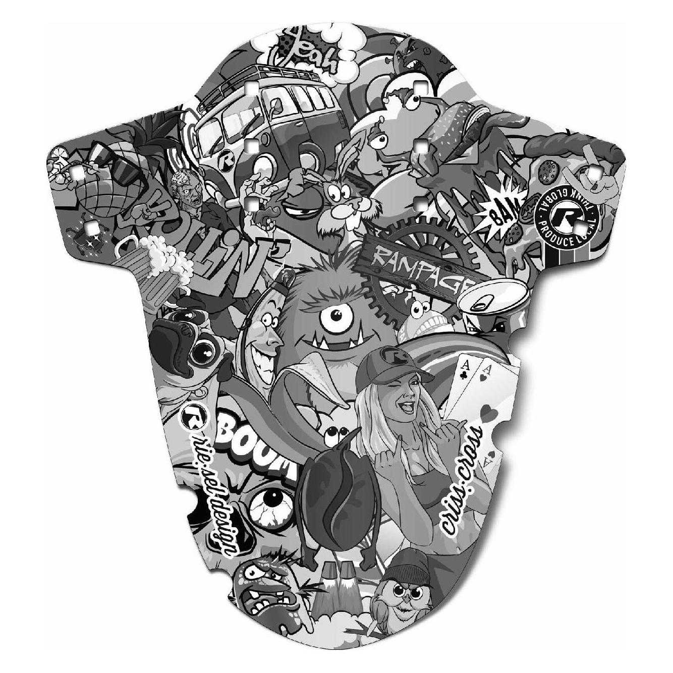 rie:sel design criss:cross Mudguard Schutzblech (Schutzblech vorne) (FE-CC012)