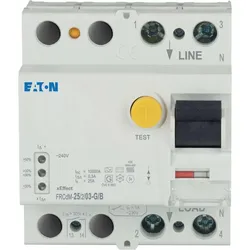 Eaton 302638 Digitaler FI-Schalter, allstromsensitiv, 25 A, 2p, 300 mA, Typ G/B FRCdM-25/2/03-G/B