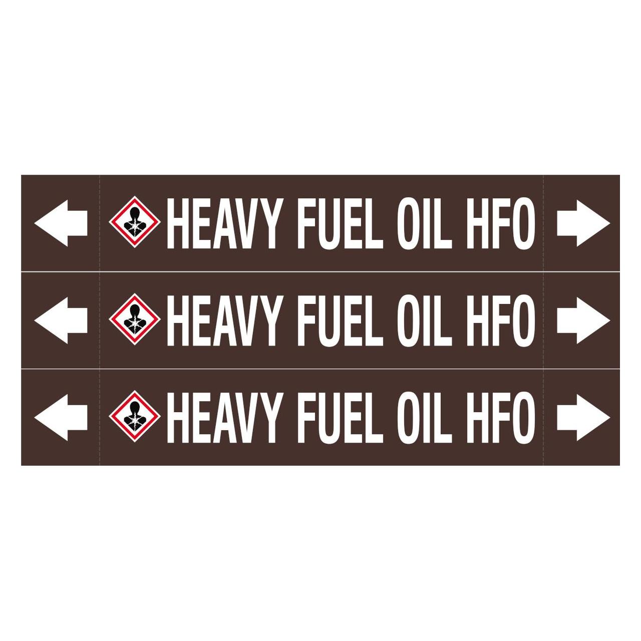 Brady ASME - Rohrmarkierer - Heavy Fuel Oil HFO (312861)