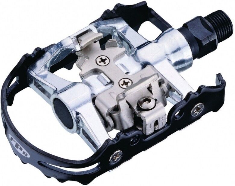 Mvtek Pedali MTB FTB  doppio uso Flat + SPD