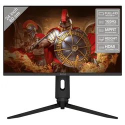 PEAQ PMO G241-FFK 24 Zoll Full-HD Gaming Monitor 1 ms Reaktionszeit