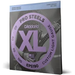 D'Addario Eps190 (4x, E-Bass, 0.10"), Saiten