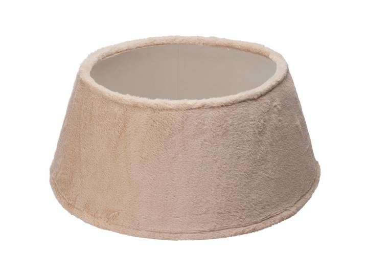 Home Styling Collection Fellteppich unter den Weihnachtsbaum 55/55/23 cm, Beige, 55x23x55 cm, Dekoration, Weihnachtsdekoration