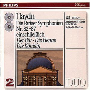 Neville Marriner - Duo - Haydn (Pariser Sinfonien) - Preis vom 16.10.2026 11:41:07 h