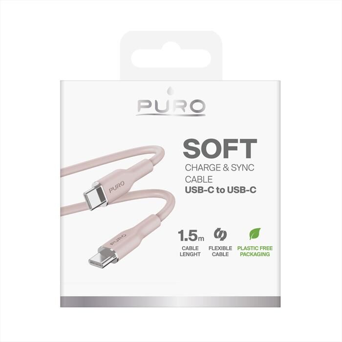 PURO Cavo Usb Puusbcusbciconrose-dusty Pink