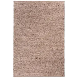 TISCA Webteppich Respect Meadow 200 x 300 cm Wolle Beige Sand