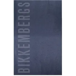 Bikkembergs, Strandtuch, Blue Cotton Men's Towel (168 x 90 cm)